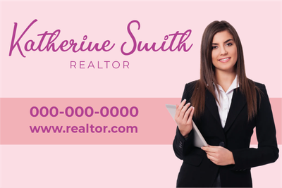 Custom Outdoor Yard Signs Multiple Sizes Smith Realtor