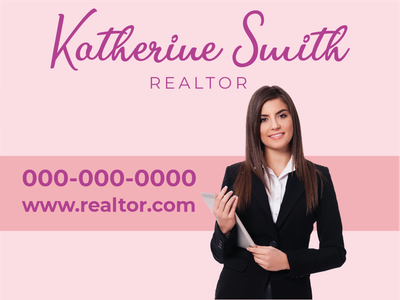 Custom Outdoor Yard Signs Multiple Sizes Smith Realtor