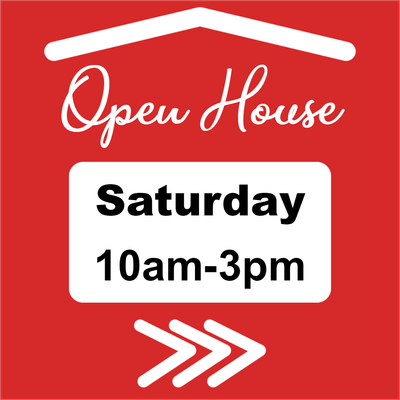 Custom Outdoor Yard Signs Multiple Sizes Open House Saturday