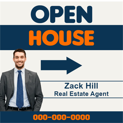 Custom Outdoor Yard Signs Multiple Sizes Real Estate Agent