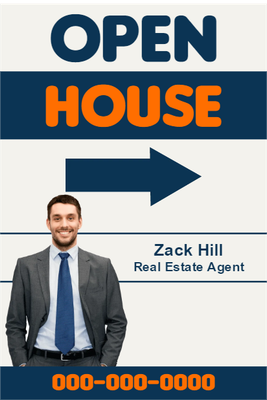 Custom Outdoor Yard Signs Multiple Sizes Real Estate Agent