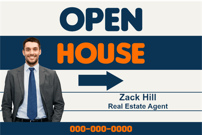 Custom Outdoor Yard Signs Multiple Sizes Real Estate Agent