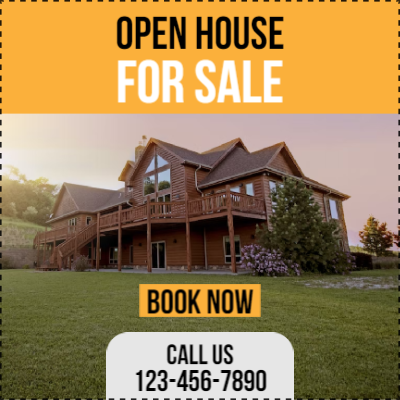 Custom Outdoor Yard Signs Multiple Sizes Open House Sale