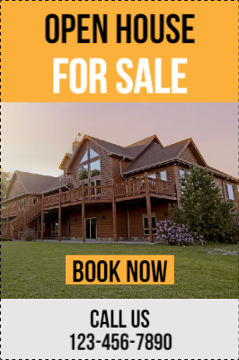 Custom Outdoor Yard Signs Multiple Sizes Open House Sale