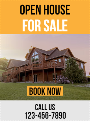 Custom Outdoor Yard Signs Multiple Sizes Open House Sale