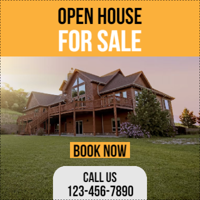 Custom Outdoor Yard Signs Multiple Sizes Open House Sale