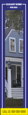 Custom Outdoor Yard Signs Multiple Sizes Elegant Home