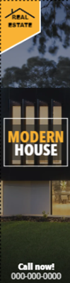 Custom Outdoor Yard Signs Multiple Sizes Modern House