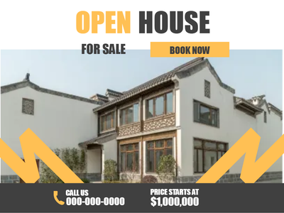 Custom Outdoor Yard Signs Multiple Sizes Open House