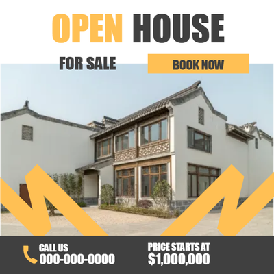 Custom Outdoor Yard Signs Multiple Sizes Open House