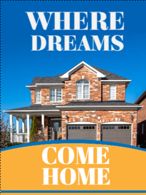 Custom Outdoor Yard Signs Multiple Sizes Dream Home