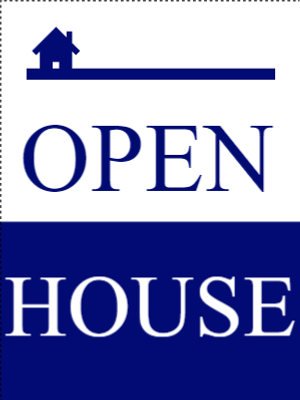 Custom Outdoor Yard Signs Multiple Sizes Open House