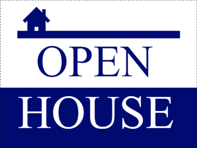 Custom Outdoor Yard Signs Multiple Sizes Open House