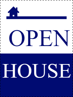 Custom Outdoor Yard Signs Multiple Sizes Open House