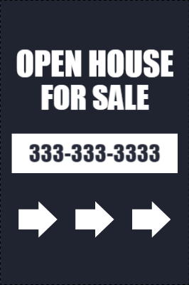 Custom Outdoor Yard Signs Multiple Sizes Real Estate Open House