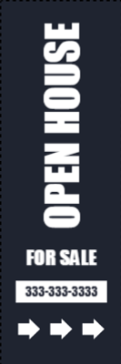 Custom Outdoor Yard Signs Multiple Sizes Real Estate Open House