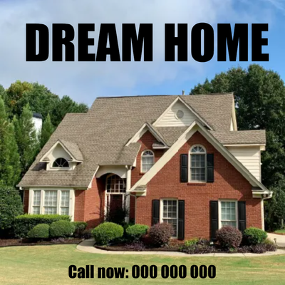 Custom Outdoor Yard Signs Multiple Sizes Dream Home