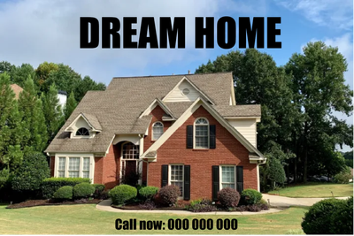 Custom Outdoor Yard Signs Multiple Sizes Dream Home