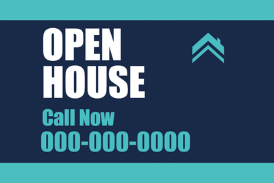 Custom Outdoor Yard Signs Multiple Sizes Amazing Open House
