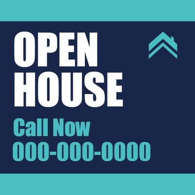 Custom Outdoor Yard Signs Multiple Sizes Amazing Open House