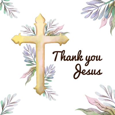 Custom Outdoor Yard Signs Multiple Sizes Thank You Jesus