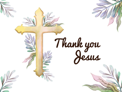 Custom Outdoor Yard Signs Multiple Sizes Thank You Jesus
