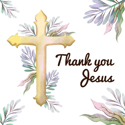 Custom Outdoor Yard Signs Multiple Sizes Thank You Jesus