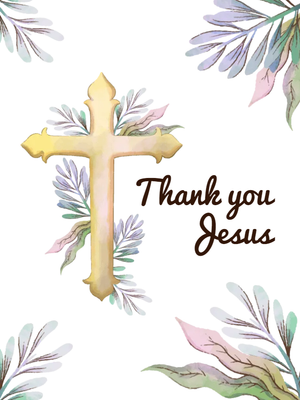 Custom Outdoor Yard Signs Multiple Sizes Thank You Jesus