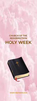 Custom Outdoor Yard Signs Multiple Sizes Holy Week