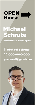 Custom Outdoor Yard Signs Multiple Sizes Real Estate Sales Agent