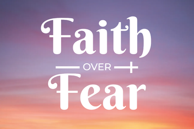 Custom Outdoor Yard Signs Multiple Sizes Faith Over Fear
