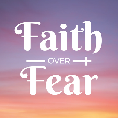 Custom Outdoor Yard Signs Multiple Sizes Faith Over Fear