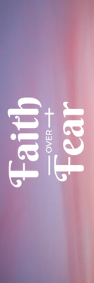 Custom Outdoor Yard Signs Multiple Sizes Faith Over Fear