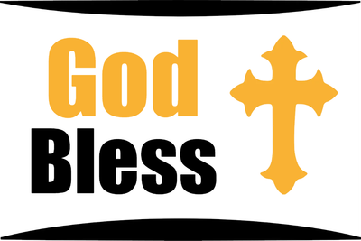 Custom Outdoor Yard Signs Multiple Sizes God Bless