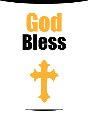 Custom Outdoor Yard Signs Multiple Sizes God Bless