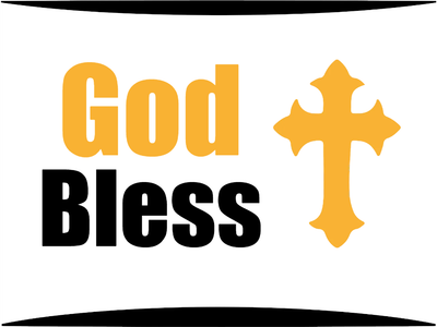 Custom Outdoor Yard Signs Multiple Sizes God Bless