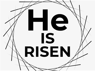 Custom Outdoor Yard Signs Multiple Sizes He Is Risen