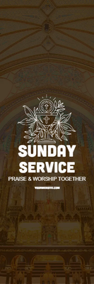 Custom Outdoor Yard Signs Multiple Sizes Sunday Service