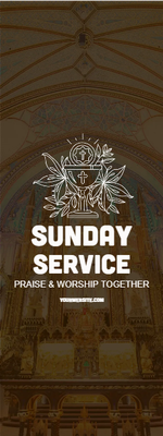 Custom Outdoor Yard Signs Multiple Sizes Sunday Service
