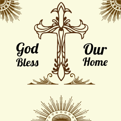 Custom Outdoor Yard Signs Multiple Sizes God Bless Our Home