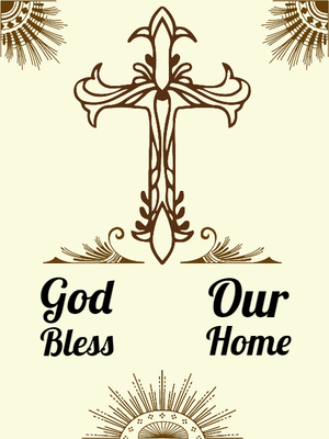 Custom Outdoor Yard Signs Multiple Sizes God Bless Our Home
