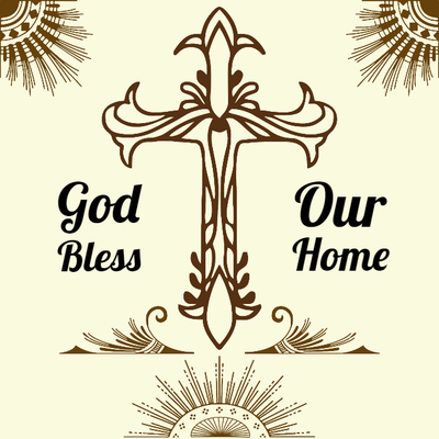 Custom Outdoor Yard Signs Multiple Sizes God Bless Our Home