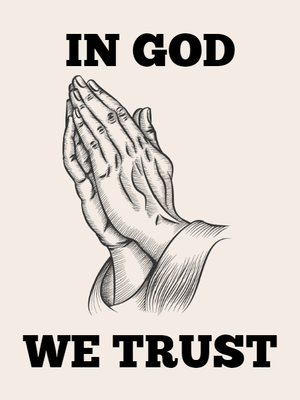 Custom Outdoor Yard Signs Multiple Sizes In God We Trust