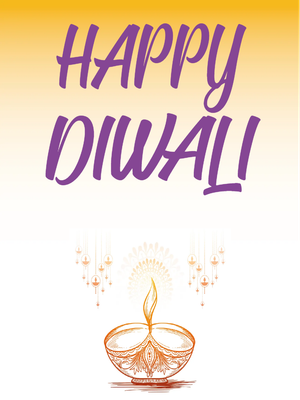 Custom Outdoor Yard Signs Multiple Sizes Happy Diwali