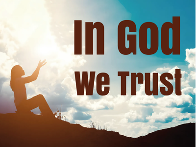 Custom Outdoor Yard Signs Multiple Sizes In God We Trust