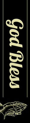 Custom Outdoor Yard Signs Multiple Sizes God Bless Pray