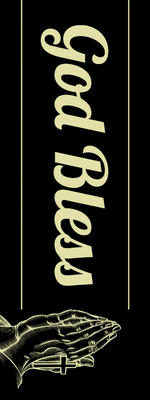 Custom Outdoor Yard Signs Multiple Sizes God Bless Pray