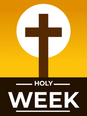 Custom Outdoor Yard Signs Multiple Sizes Holy Week Sign