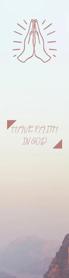 Custom Outdoor Yard Signs Multiple Sizes Have Faith