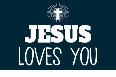 Custom Outdoor Yard Signs Multiple Sizes Jesus Loves You